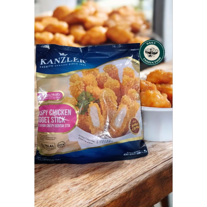 

Kanzler Crispy Chicken Nugget Stick 450gr / Kanzler / Nugget / Naget / Nugget Stick
