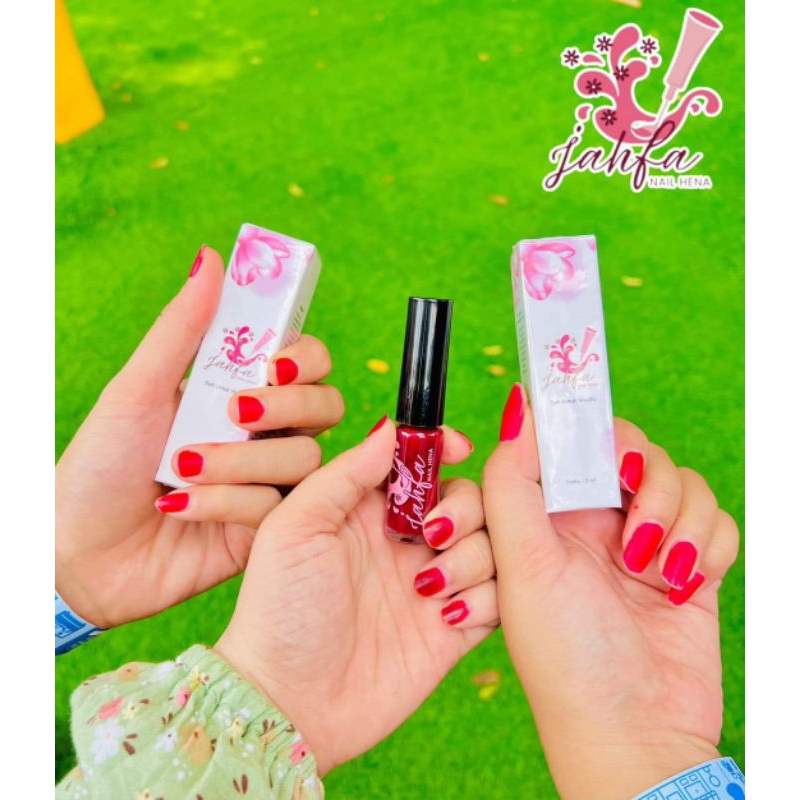 SIAP KIRIM [[ HENA JAHFA OFFICIAL CAT WARNA KUKU HALAL SAH UNTUK SHALAT TERSEDIA  3 VARIAN WARNA MAR