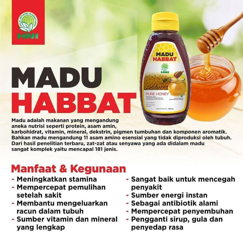 

Madu Habbat HNI BPOM