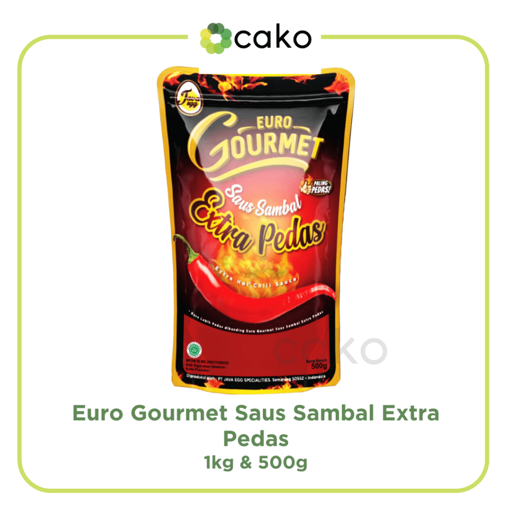 

Euro Gourmet Saus Sambal Extra Sambal 1kg