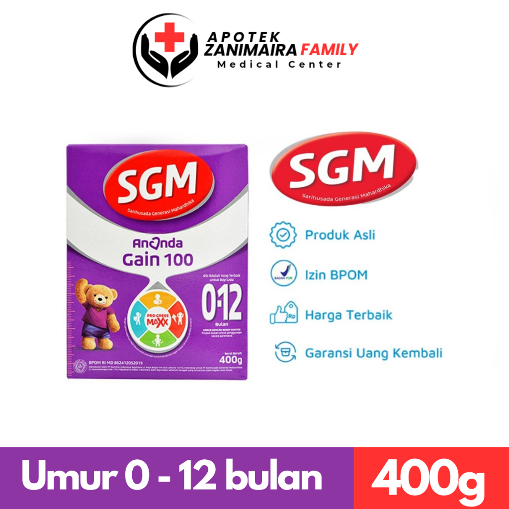 SUSU SGM ANANDA GAIN 100 400GR