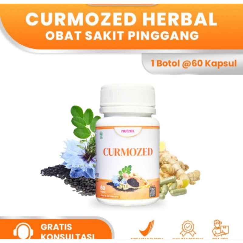 Curmozed 60 kapsul herbal solusi hernia & turun berok