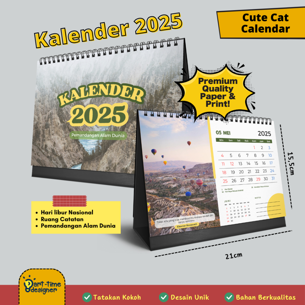 

Kalender 2025 Tema Pemandang Alam Seluruh Dunia
