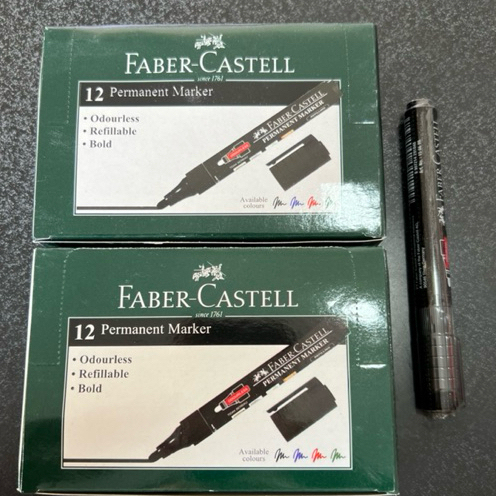 

Spidol Permanent Faber Castell - Hitam HARGA 1Pcs