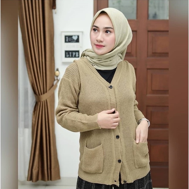RF - CARDIGAN MERISA - MERISA OUTER - CARDIGAN RAJUT - MERISA CARDY