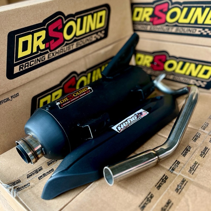 Knalpot dr sound TYPE3 (RING) PNP BEAT KARBU/BEAT FI/SCOOPY/ VARIO110/GENIO/SCOOPY NEW/VARIO OLD/NMA