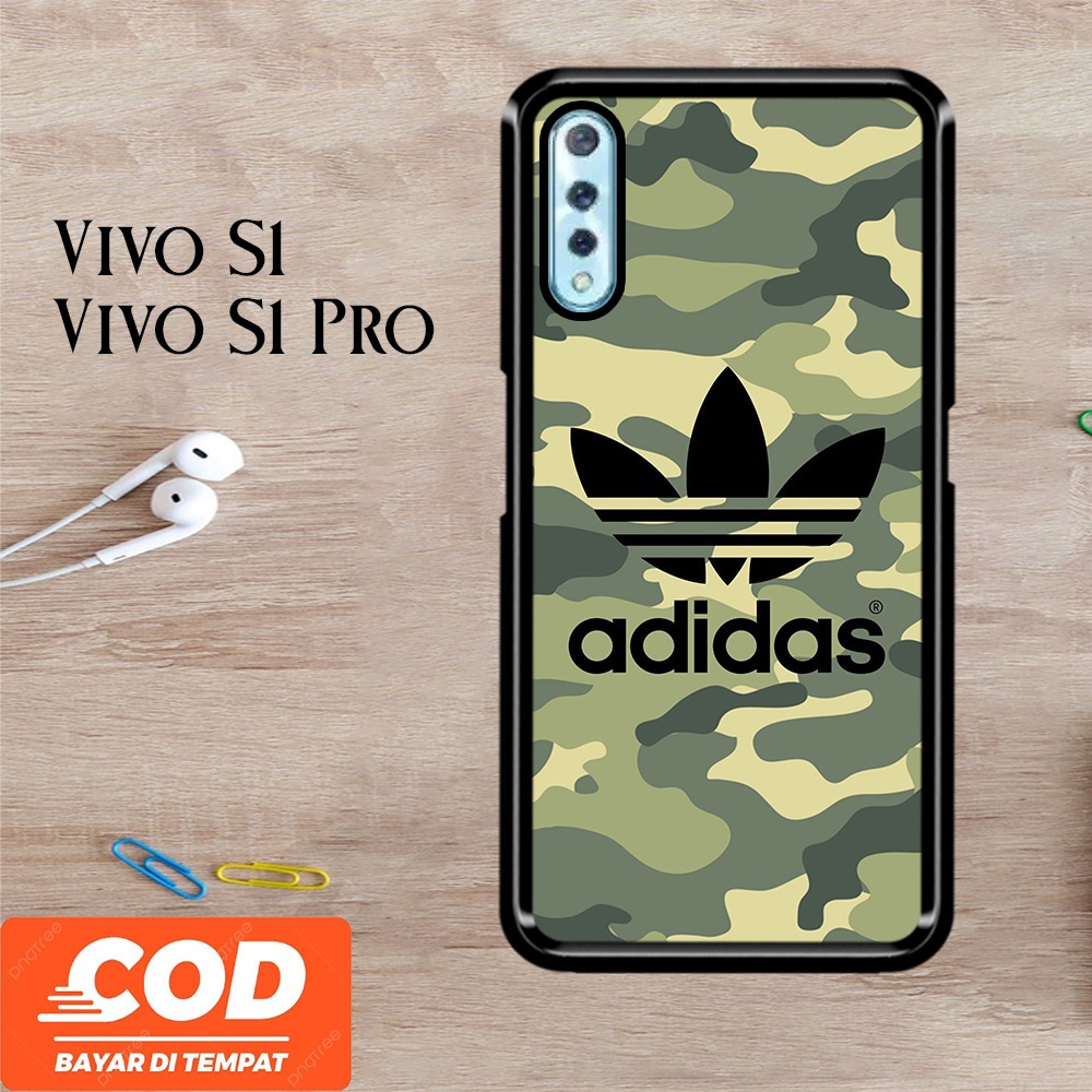 [A18] Adidas Casing Vivo S1 Pro Vivo S1 Case Pelindung Hp Keren Lucu Casing Viral Unisex Terbaru