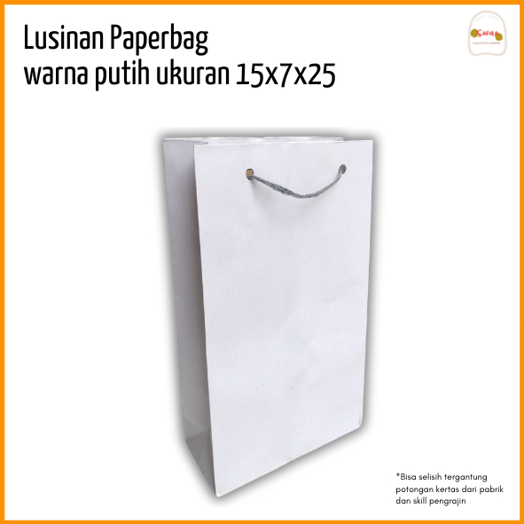 

[LUSINAN] PAPERBAG WAFER DAN MINUMAN WARNA PUTIH POLOS UK 15 × 25/ PAPERBAG KERTAS WAFER TEH PUCUK MURAH KANTONG KERTAS SAFIRA_COLLECTION
