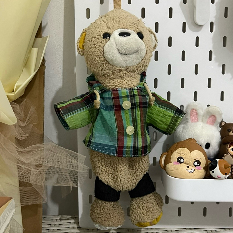 

bear plush plushie pencil case tempat pensil boneka