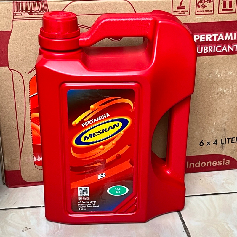 Oli mobil Mesran B  4liter
