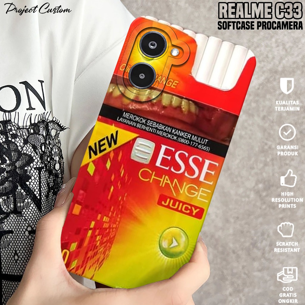 Softcase Hp Realme C33 - Case Hp Realme C33 ( ESS ) Silikon Hp Realme C33 - Casing Hp Realme C33 - C