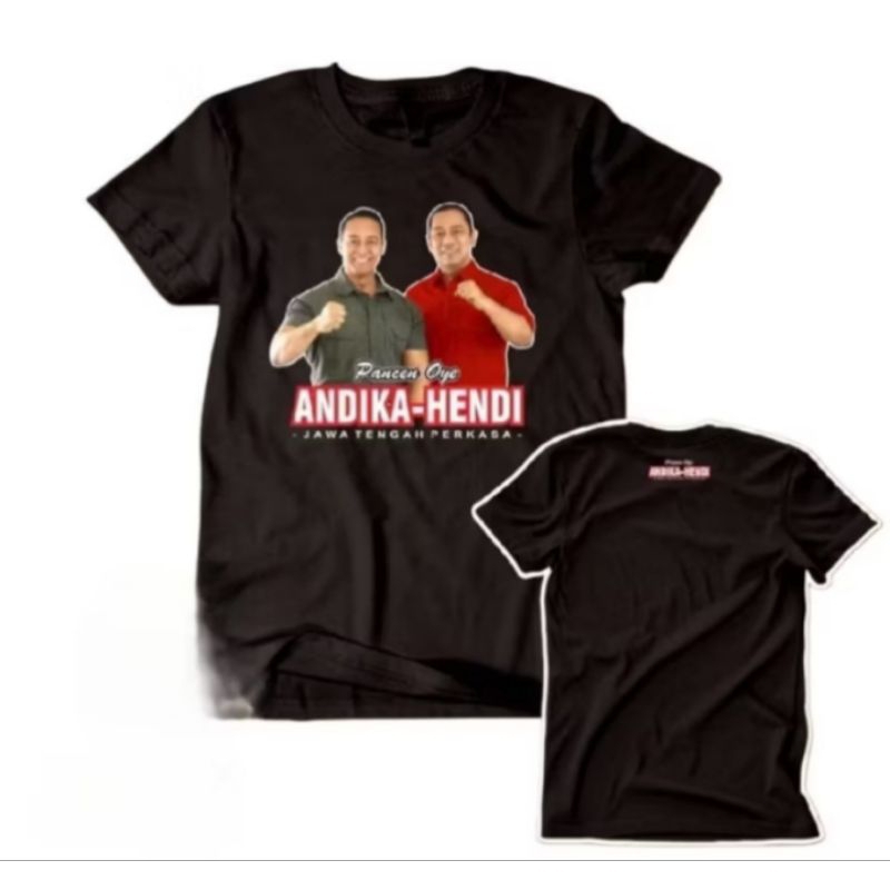 KAOS CAGUB JATENG ANDIKA HENDI PANCEN OYE KAOS PRIA DAN WANITA