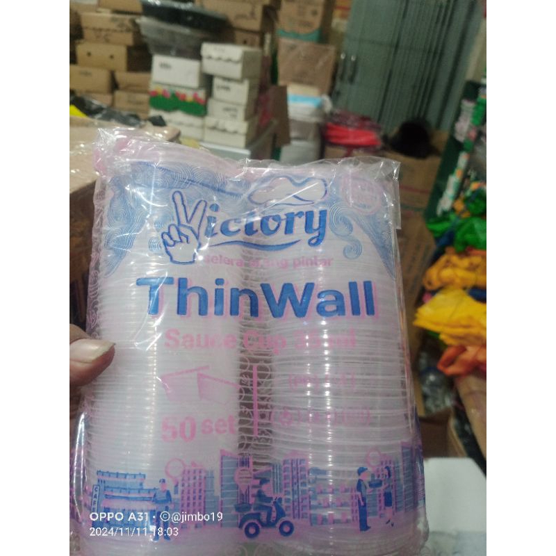 CUP SAOS 35ML VICTORY / CUP SAMBAL 35ML