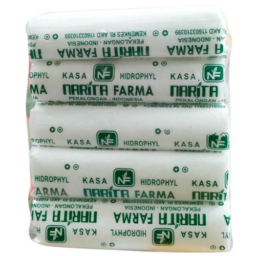 Kasa Steril Hidrofil Perban Gulung Satuan Kotak Pembalut Luka Kain Putih