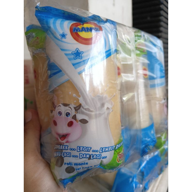 

Roti maniz roti empuk rasa susu/coklat 1 pack isi 5 pcs