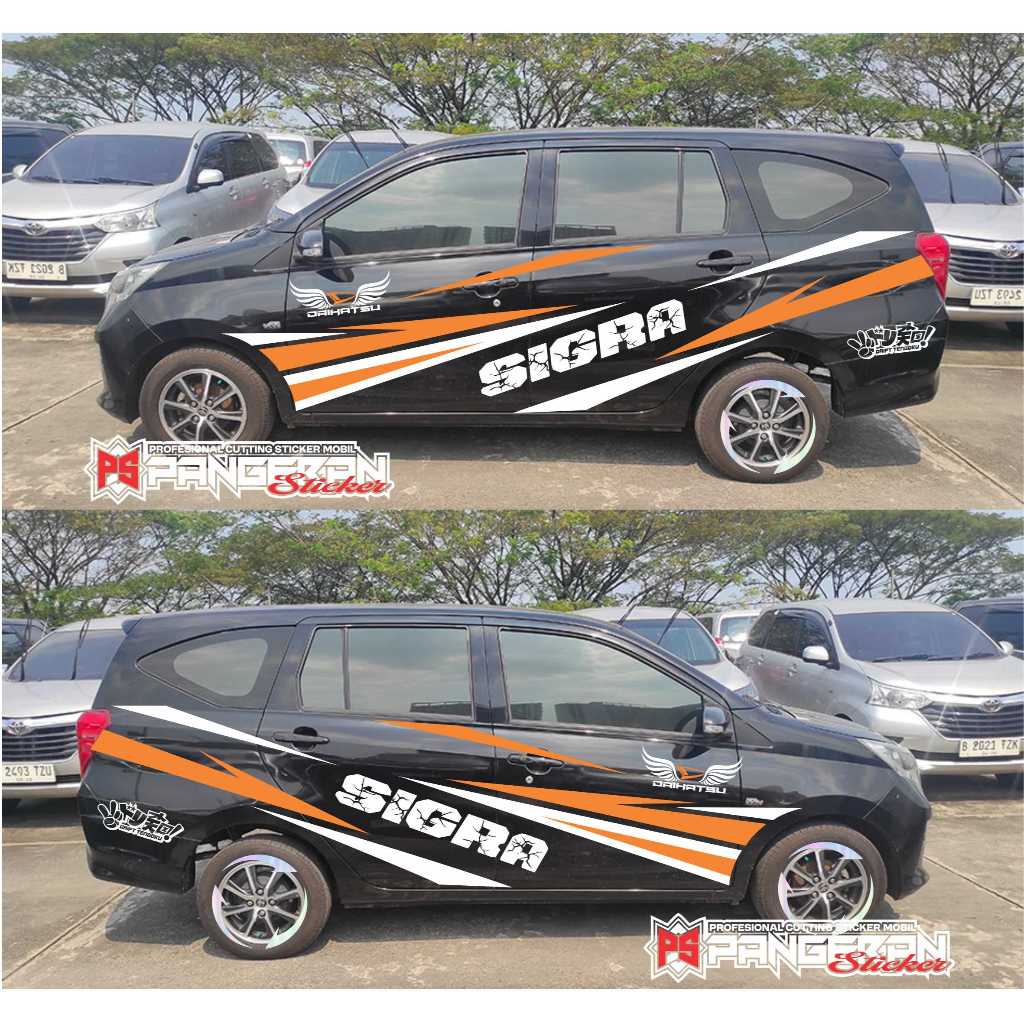 Stiker Mobil Terios Rush Stiker Striping WRC Stiker mobil Terios Rush sticker toyota sport sigra