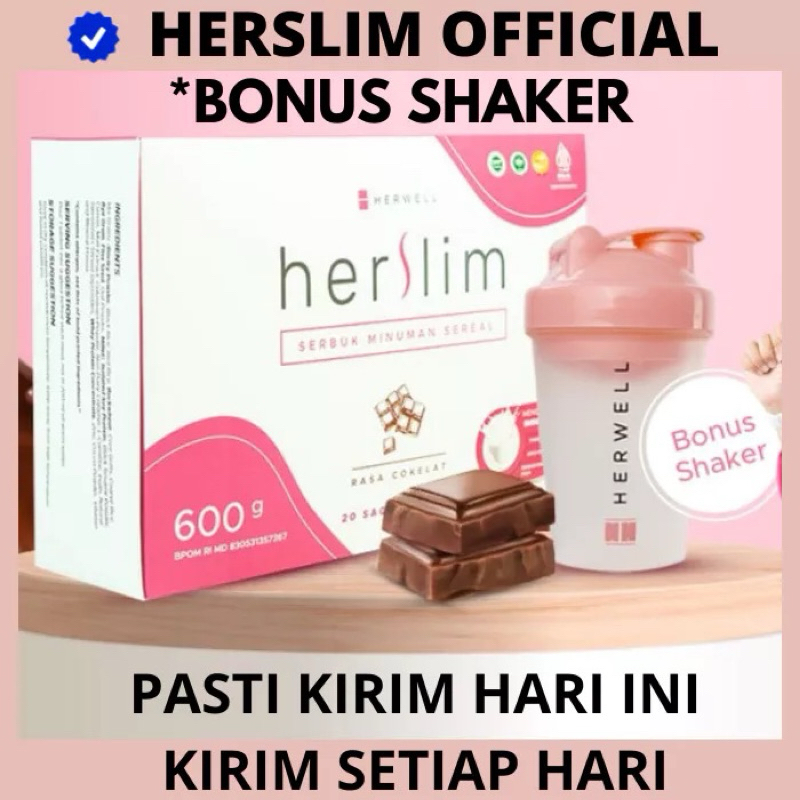 Herwell Herslim 1 BOX - Susu Coklat Untuk Diet