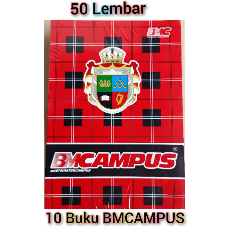 

aqReady Stok Buku Tulis BMCampus Isi 5 Lembar 1 buku Panjang Besar 5