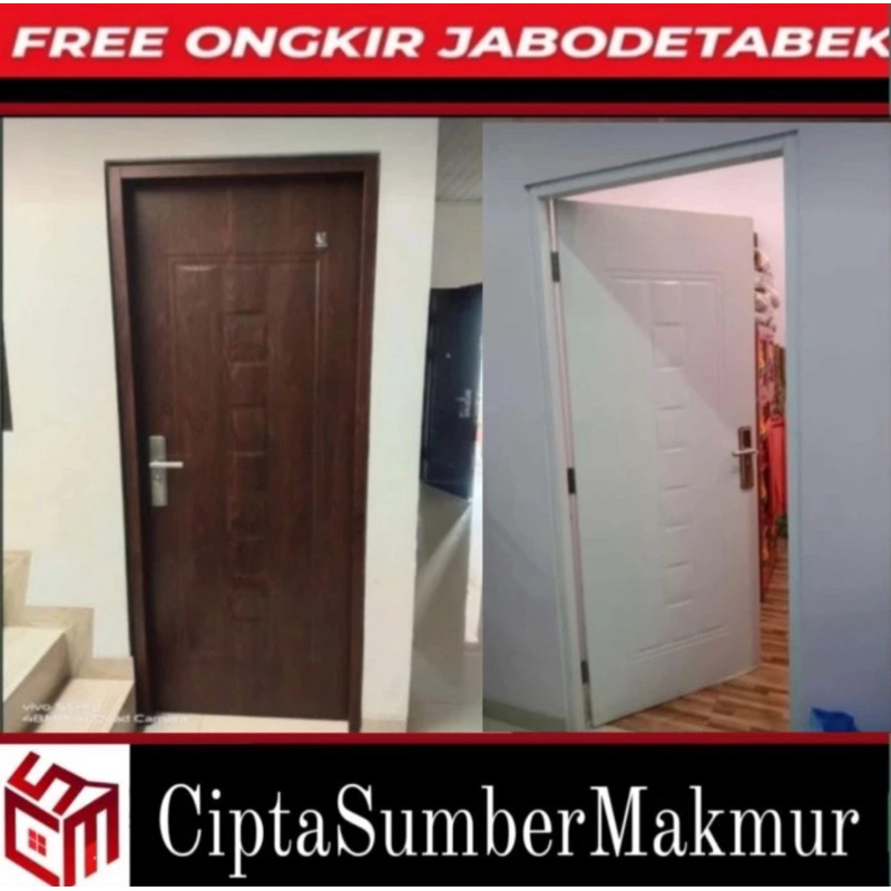 Pintu Baja Utama / Pintu Kamar JBS Type Urban 80.02 By FORTRESS