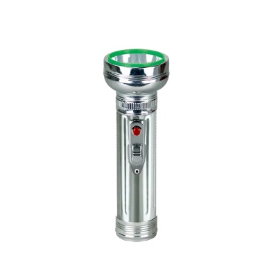 Lampu Senter Lucky Tiger Head Silver  Senter Jadul