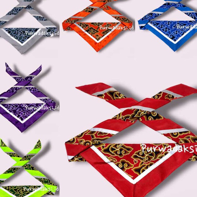 Hemat Scarf pramuka batik mendung  Scraft Pramuka Batik Mendung scarf Scout  scraft pramuka kacu pra