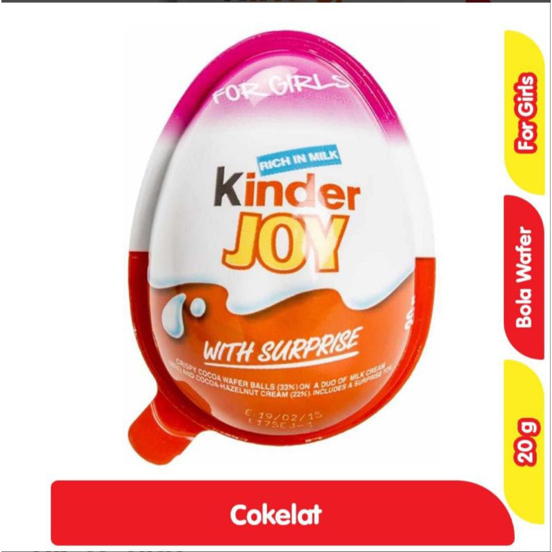 

Cokelat Kinder JOY For Girl Coklat Kinderjoy Buat Anak Perempuan