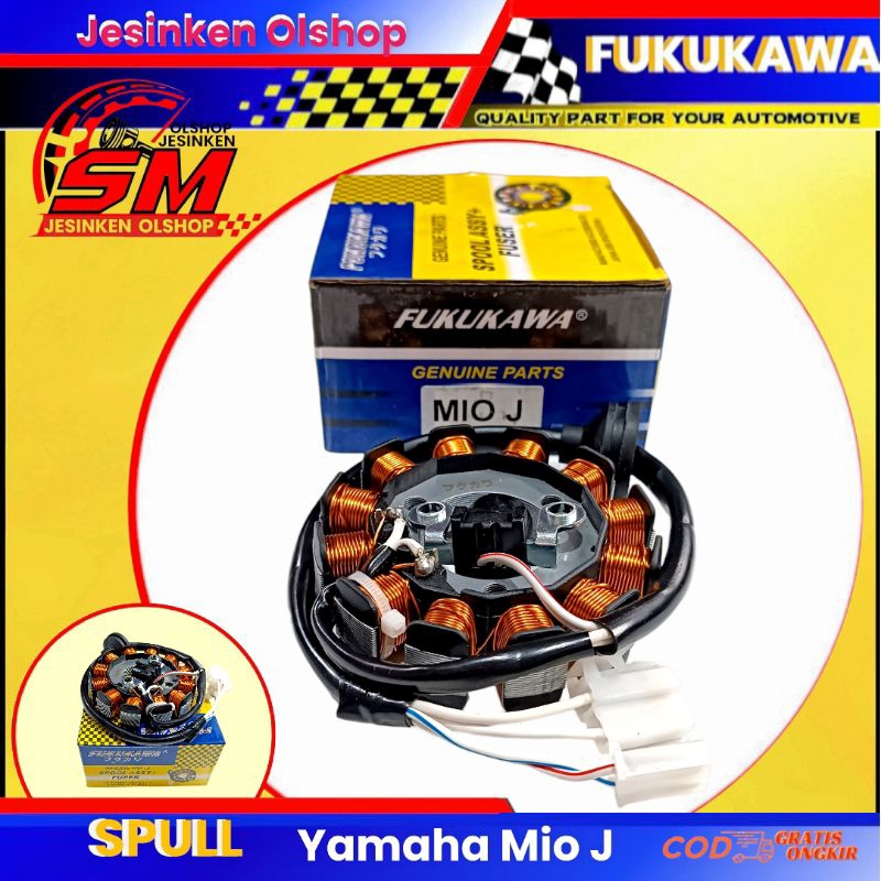 Spull Spool Komplit Pengapian Yamaha Mio J Fukukawa