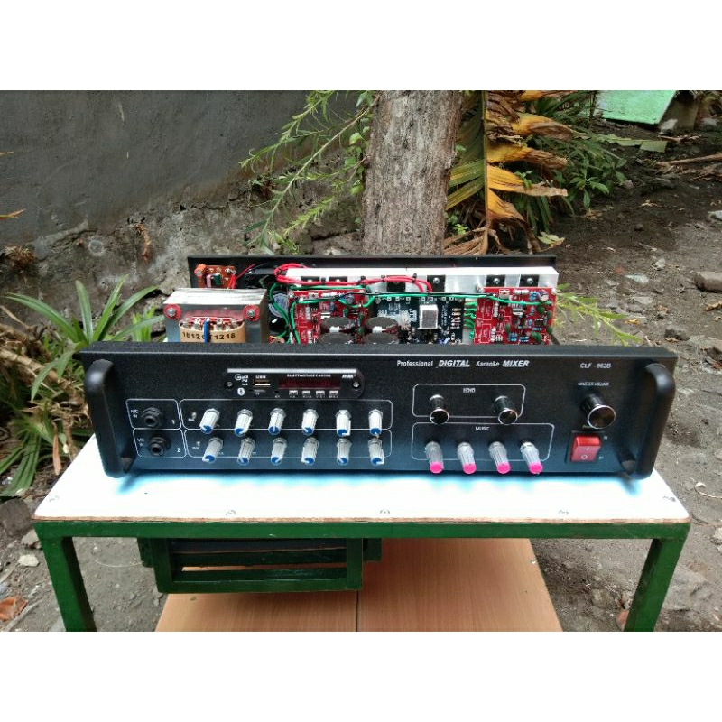 box mixer karaoke dual chanel,hanya box nya saja.