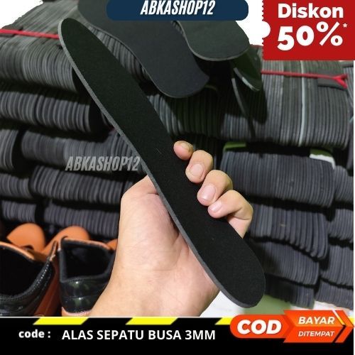 INSOLE SEPATU INSOL ALAS TAPAK DALAM SEPATU BUSA DENGAN KETEBALAN 3MM SEPATU SNEAKERS SEPATU OLAHRAG