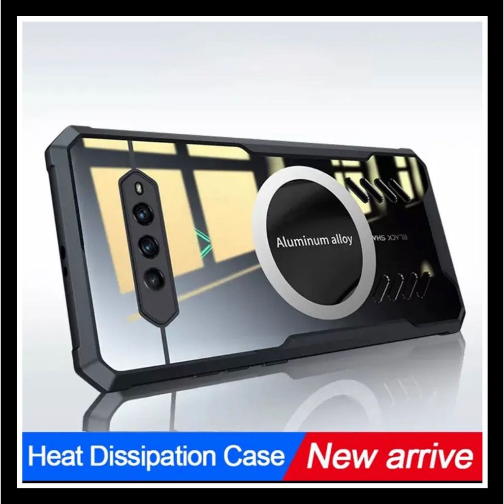 Xiaomi Black Shark 4 / 4 Pro / 4s / 4s Pro Cooling Magnetic Original Case Hard Casing Hardcase Bumpe
