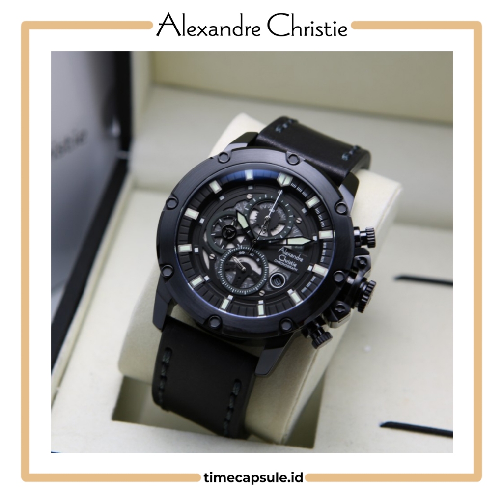Jam Tangan Pria ALEXANDRE CHRISTIE Original AC 6564 MC Garansi Resmi 1 Tahun Men's Watch