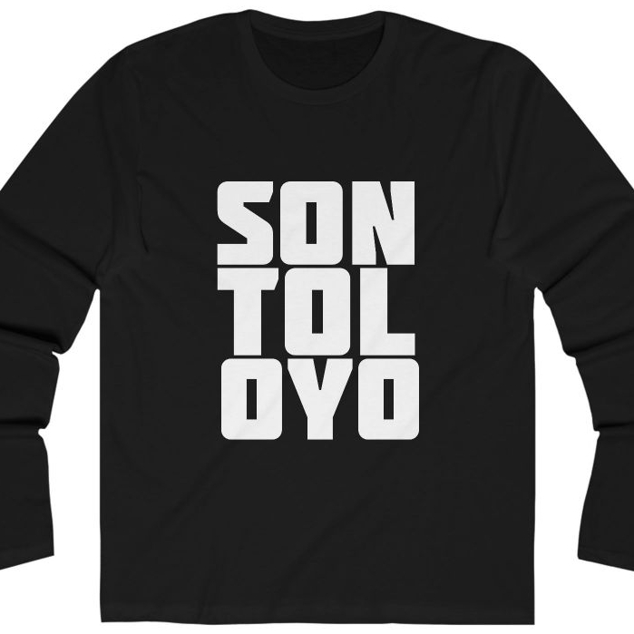 Kaos Lengan Panjang Pria Wanita Katun Combed Kata Kata Lucu Sontoloyo