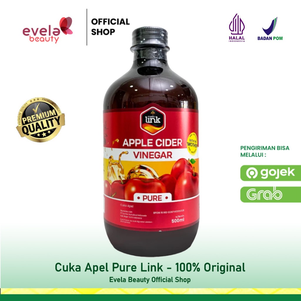

LINK - Cuka Apel Pure With Mother - Apple Cider Vinegar With Mother 500ml