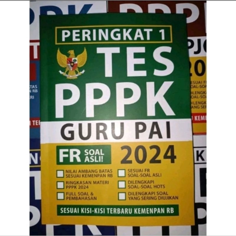 BUKU PERINGKAT 1 TES PPPK GURU PAI 2024