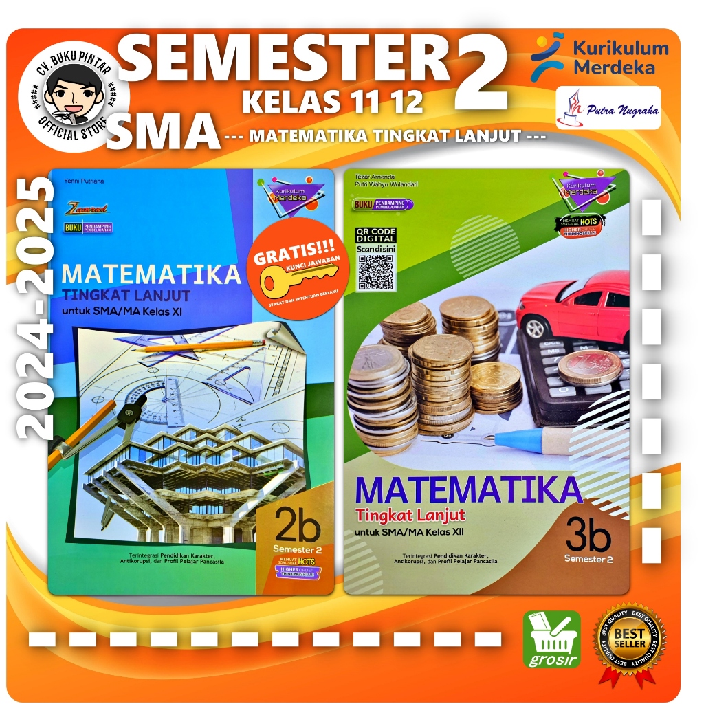 BUKU LKS MATEMATIKA TINGKAT LANJUT SMA KELAS 11 12 SEMESTER 1 DAN 2 KURIKULUM MERDEKA KURMER 2024-20