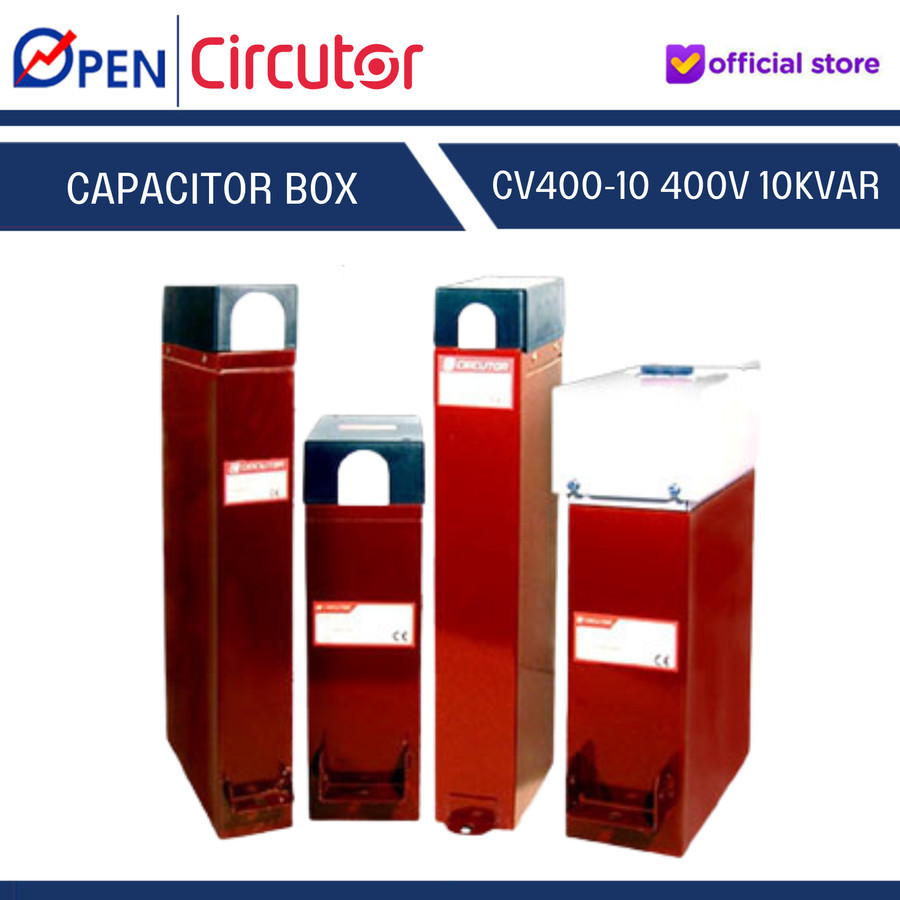 CAPACITOR BOX / DRY TYPE 400V 5KVAR, 10KVAR, 12.5KVAR CIRCUTOR