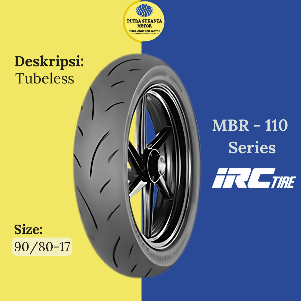 BAN IRC MBR-110 90/80-17 SOFT COMPOUND