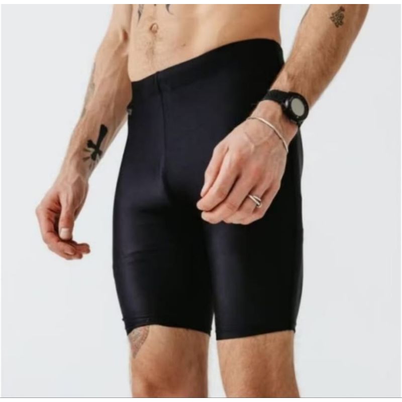Celana Legging Pria Polos Sport Elastis/Celana Legging Gym pendek Polos / Celana Pendek Renang