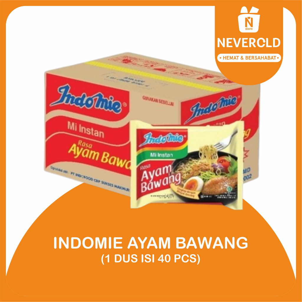 

INDOMIE AYAM BAWANG 1 DUS ISI 40 PCS