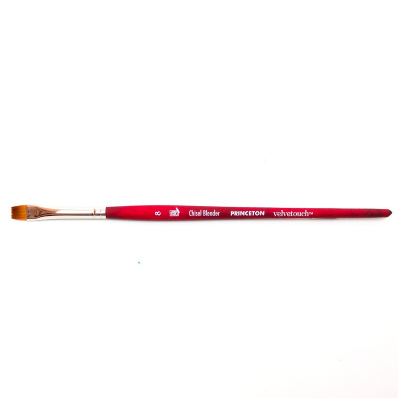 

Princeton Velvetouch Synthetic Short Handle Chisel Blender
