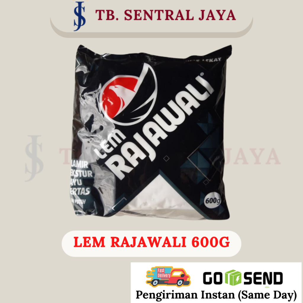 Lem Rajawali 600g/Lem Putih Rajawali Bungkus/Lem Plamir, Kayu, Kertas & Serbaguna/Lem Serbaguna Raja