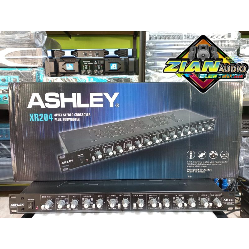 CROSSOVER ASHLEY XR204 +Subwoofer Original 4way Redy stok