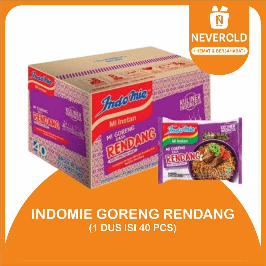 

INDOMIE GORENG RENDANG 1 DUS ISI 40 PCS