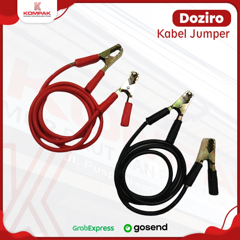 DOZIRO Jumper Aki Mobil 500A | kabel jumper aki mobil 500 AMP | alat jumper aki mobil Kabel | Jumper