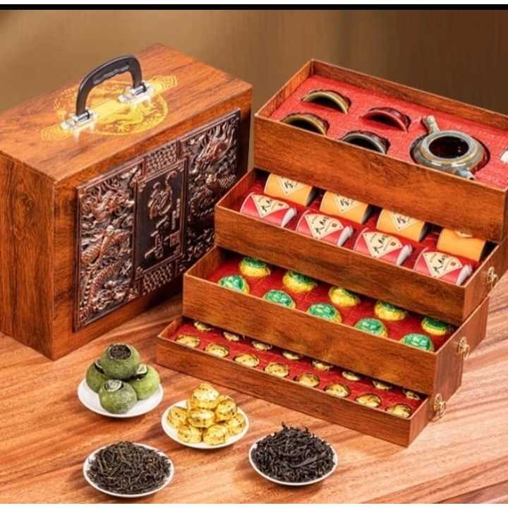 

Chinese Tea Gift Set Tea Pot + Tea Hampers