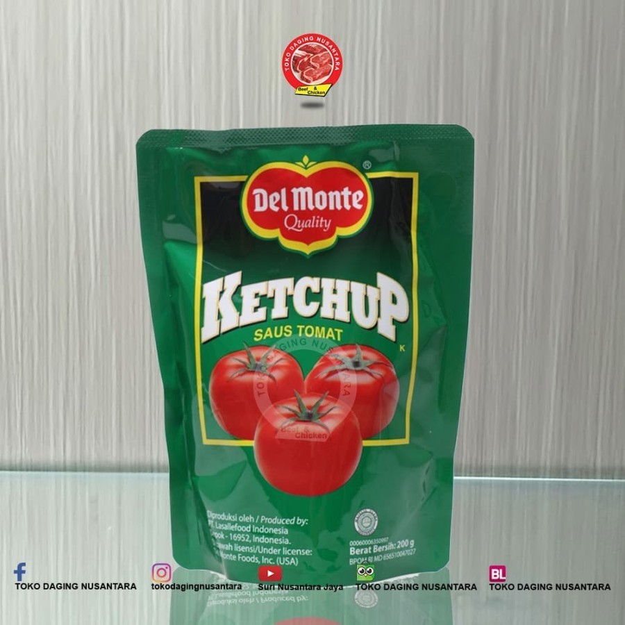 

DelMonte Saus Tomat Pouch 200 Gram