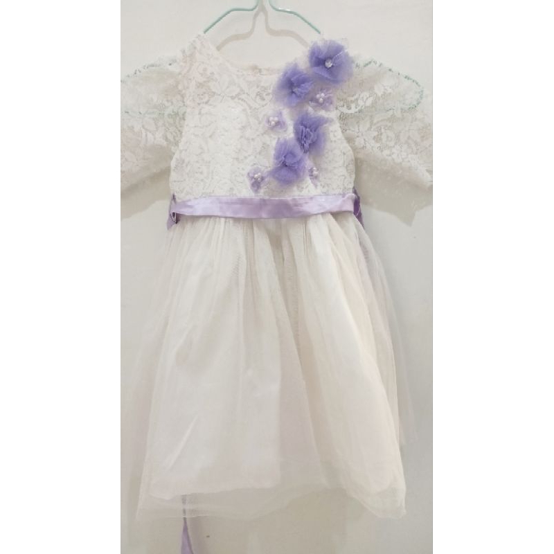 dress pesta gaun natal anak perempuan