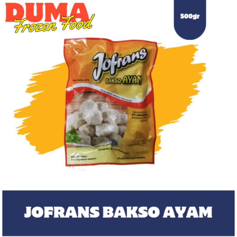 

JOFRANS BAKSO AYAM 500 GR