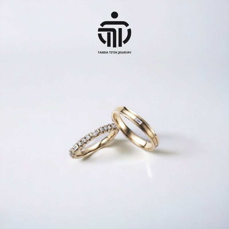 Cincin Couple Silver - 999% Asli Bersertifikat Original