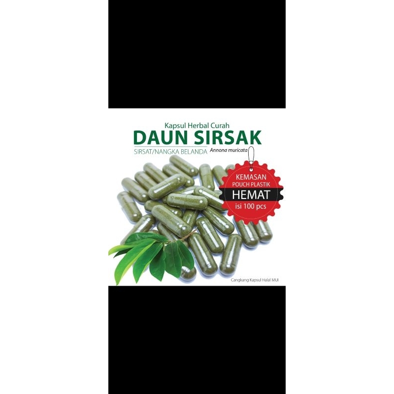 

Daun Sirsak 100% Murni Herbal Curah
